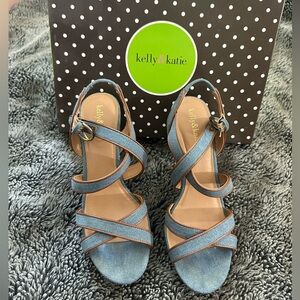 Kelly and Katie Denim Heels
